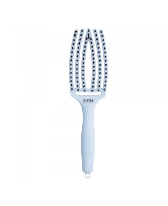 KARTÁČ OLIVIA GARDEN FINGER BRUSH BLOOM PASTEL BLUE